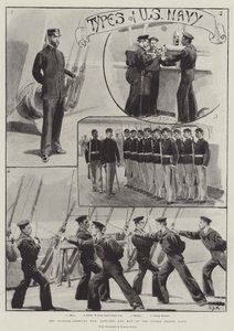 La guerre hispano-américaine, officiers et hommes de la marine des États-Unis